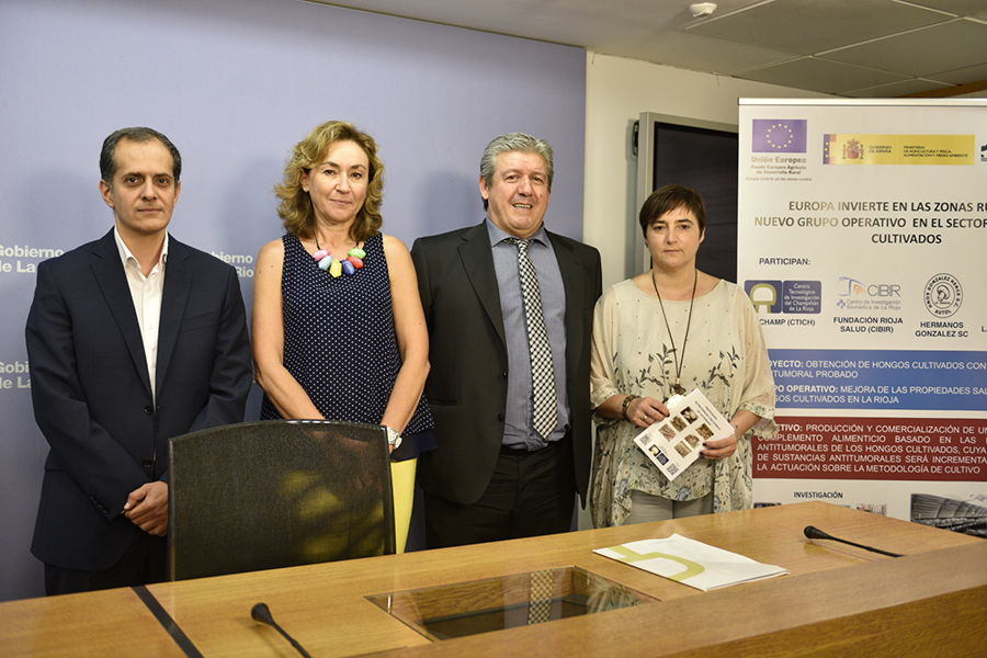 El CIBIR y el CTICH impulsan un nuevo proyecto de investigación para la obtención de hongos cultivados en La Rioja con efecto antitumoral